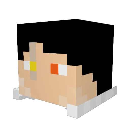 slime628 Minecraft avatar head, 3D render