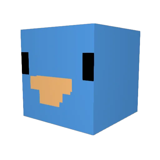 slimei2 Minecraft avatar head, 3D render