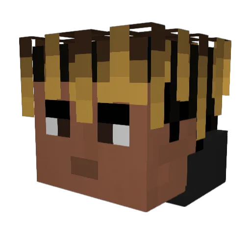 slimeysosa Minecraft avatar head, 3D render