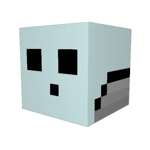 slimeytuna Minecraft avatar head, 3D render