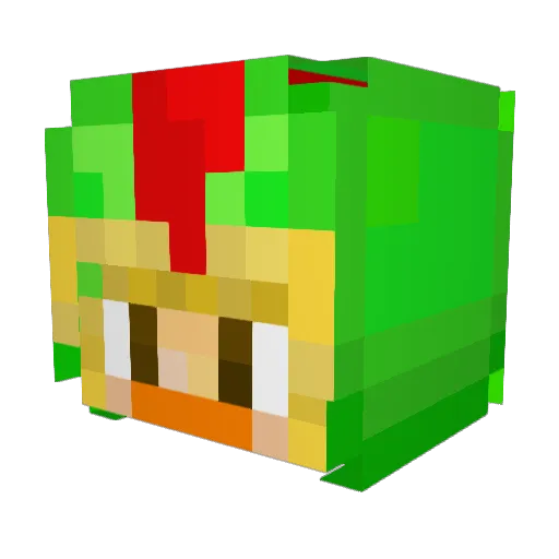 slimglizzy420 Minecraft avatar head, 3D render