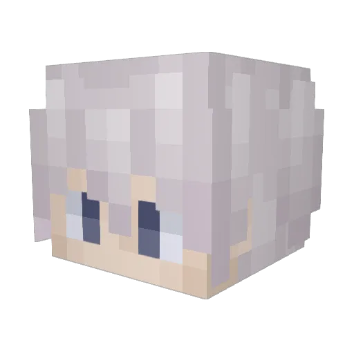 slimi0 Minecraft avatar head, 3D render