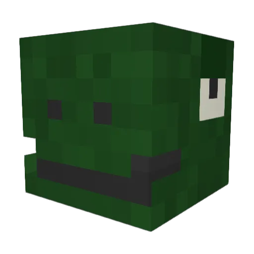 slimjim723 Minecraft avatar head, 3D render