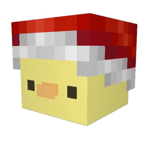 slimpjimp Minecraft avatar head, 3D render