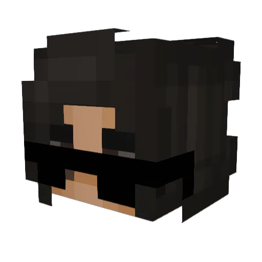 slimprince Minecraft avatar head, 3D render