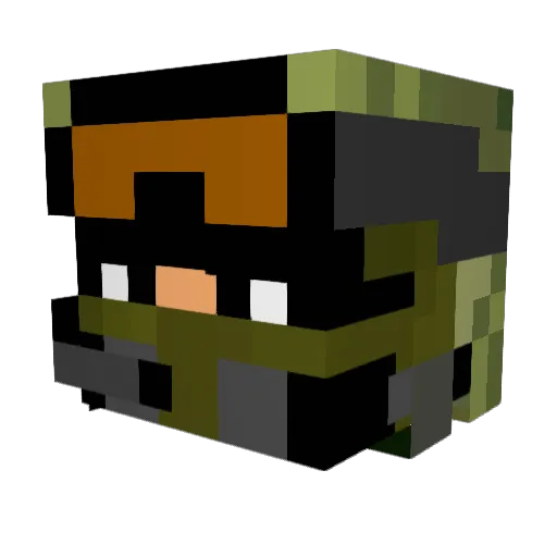 slimshady182 Minecraft avatar head, 3D render