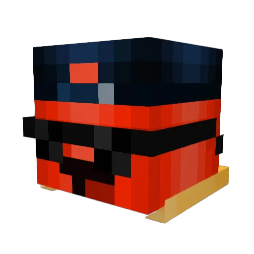slimthicc22 Minecraft avatar head, 3D render