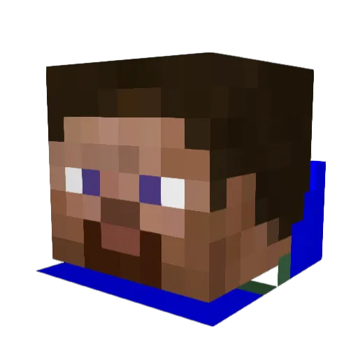 slingshotslicer Minecraft avatar head, 3D render