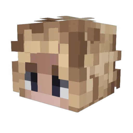 slinkinghoney Minecraft avatar head, 3D render