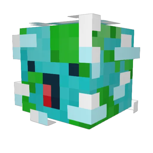 slinkyclientayo Minecraft avatar head, 3D render