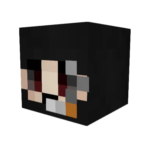 slinkyking Minecraft avatar head, 3D render