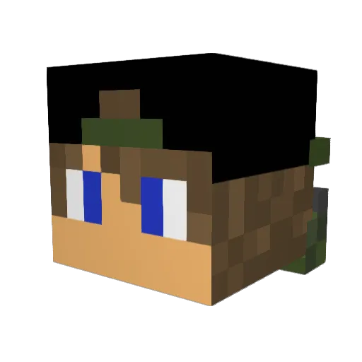 slipmatt06 Minecraft avatar head, 3D render