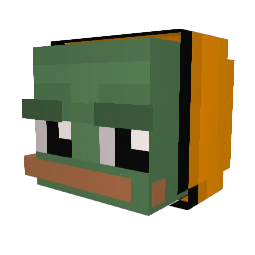 slippysmidge Minecraft avatar head, 3D render