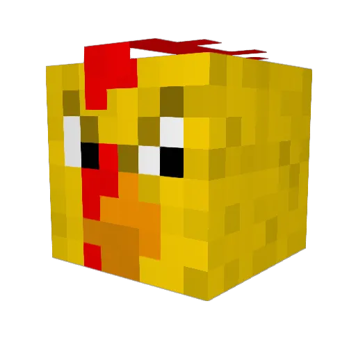 slipshodz Minecraft avatar head, 3D render