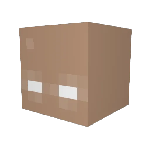 slipziz Minecraft avatar head, 3D render