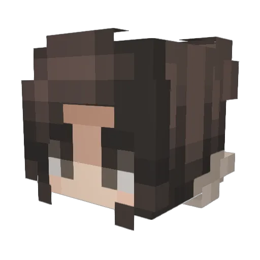 slivers1337 Minecraft avatar head, 3D render