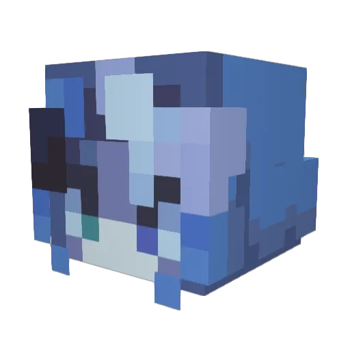 sliverstar77 Minecraft avatar head, 3D render
