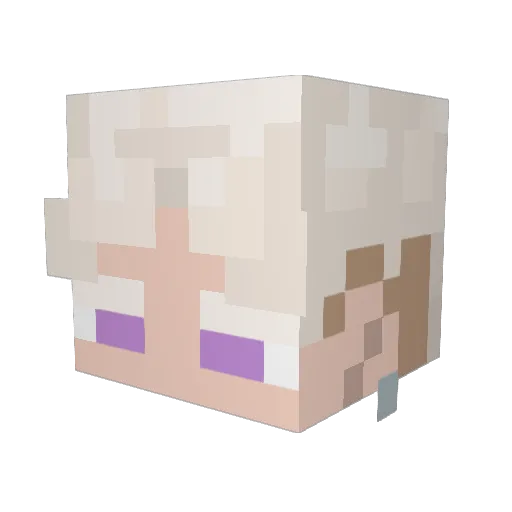 slmey33 Minecraft avatar head, 3D render