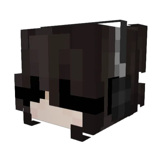 sloanewhat Minecraft avatar head, 3D render