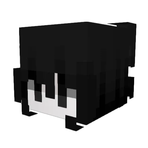 slodkamysz Minecraft avatar head, 3D render