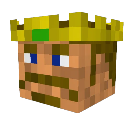 slopezski Minecraft avatar head, 3D render