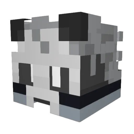 sloppymeatwaffle Minecraft avatar head, 3D render
