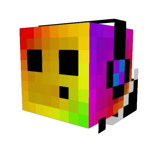 slorbano Minecraft avatar head, 3D render