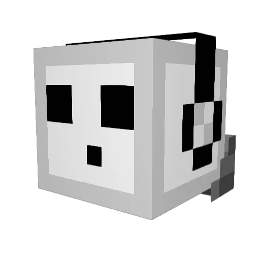 sloshin Minecraft avatar head, 3D render