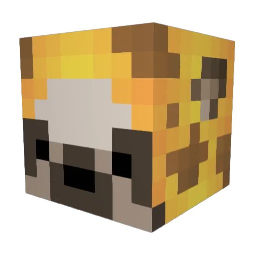 sloth617 Minecraft avatar head, 3D render