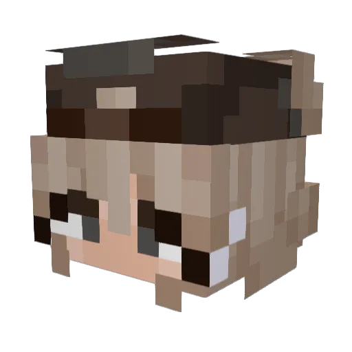slothyjungle Minecraft avatar head, 3D render