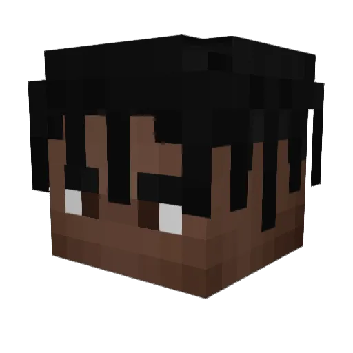 slotkikamil Minecraft avatar head, 3D render