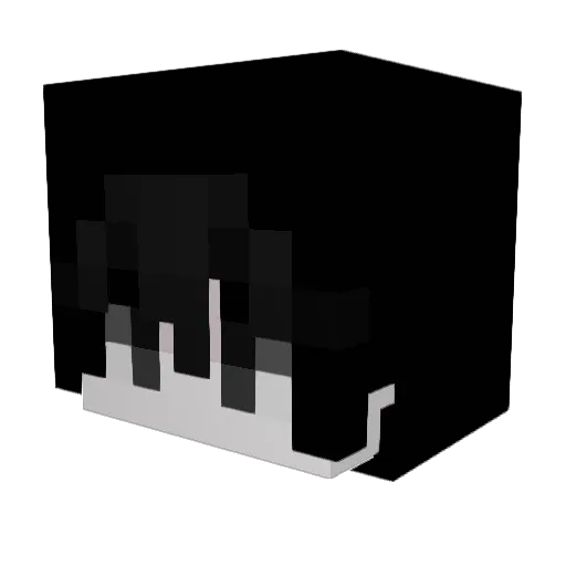 slover Minecraft avatar head, 3D render