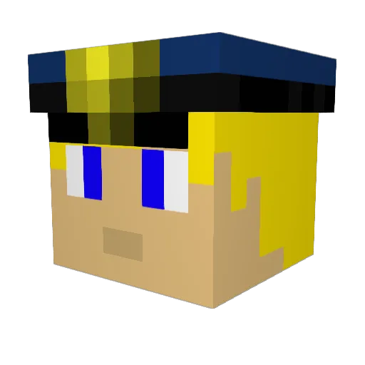 slowdeath007 Minecraft avatar head, 3D render