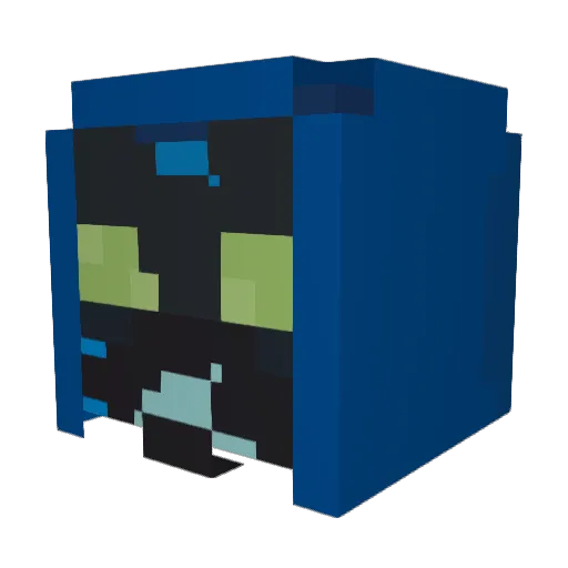 slowking_ Minecraft avatar head, 3D render