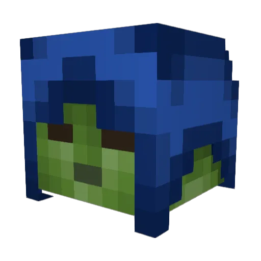 slpycnyn Minecraft avatar head, 3D render