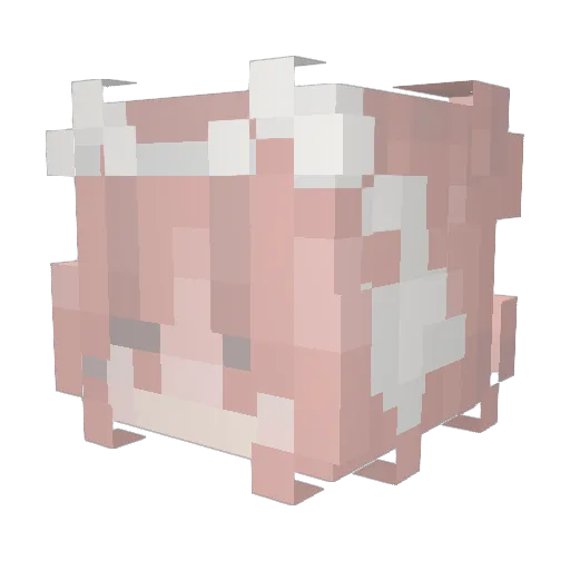 slrSensit Minecraft avatar head, 3D render