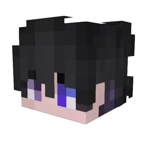 slreclipse Minecraft avatar head, 3D render