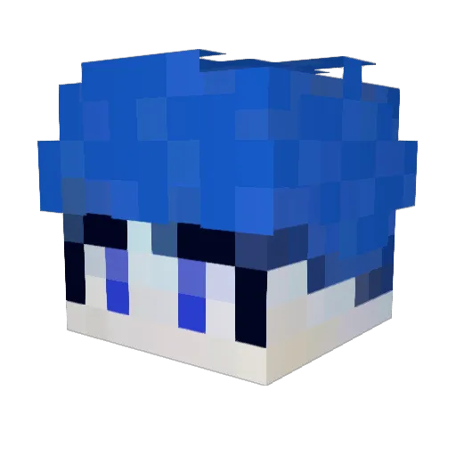 slswk_ Minecraft avatar head, 3D render