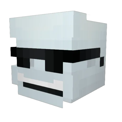 slub45 Minecraft avatar head, 3D render
