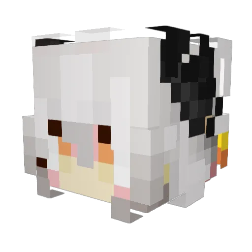 sluczifer Minecraft avatar head, 3D render