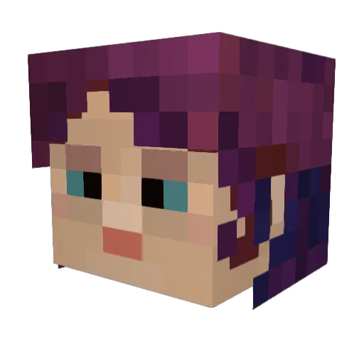 slug232 Minecraft avatar head, 3D render