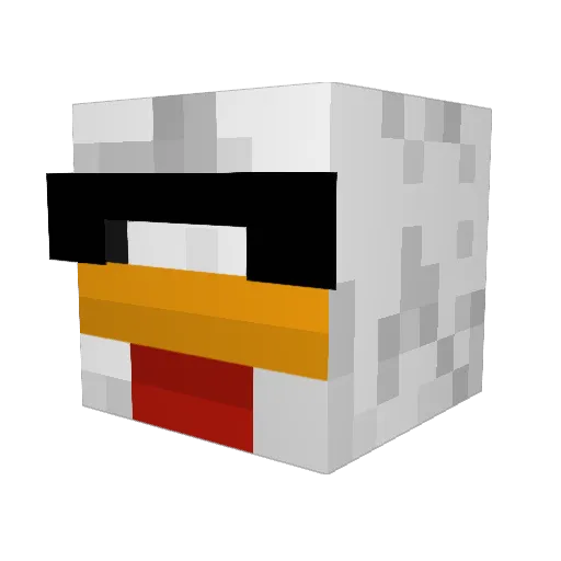 slugtrifle Minecraft avatar head, 3D render