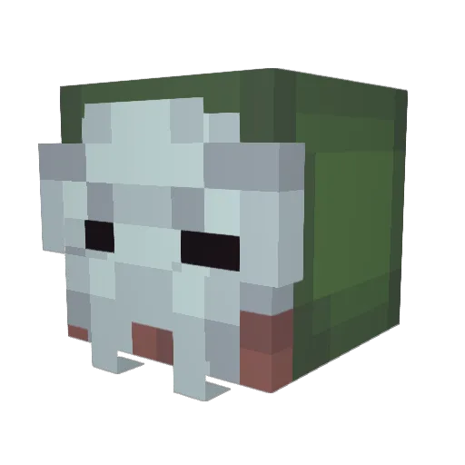 slukkos Minecraft avatar head, 3D render