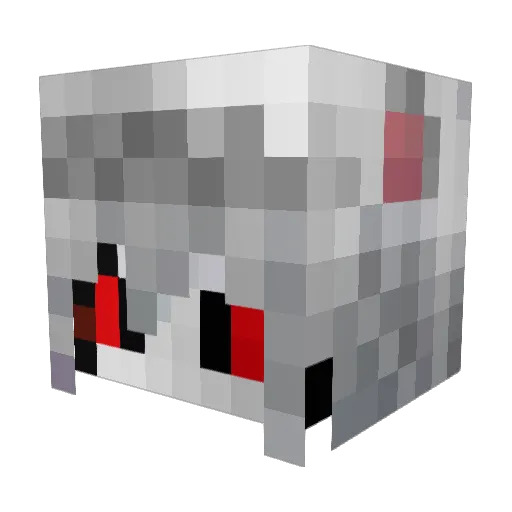 slumhound Minecraft avatar head, 3D render