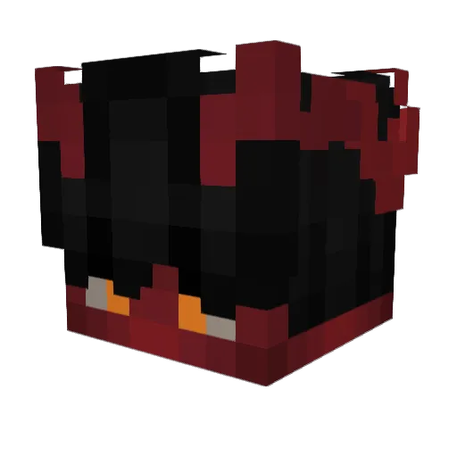 slumjin Minecraft avatar head, 3D render
