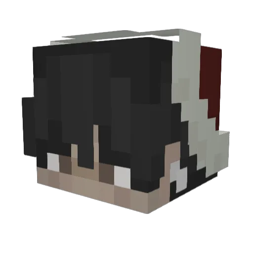slunkunz Minecraft avatar head, 3D render