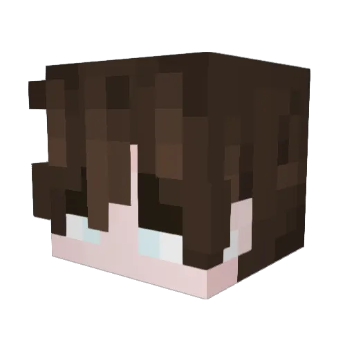 slushanddusk Minecraft avatar head, 3D render