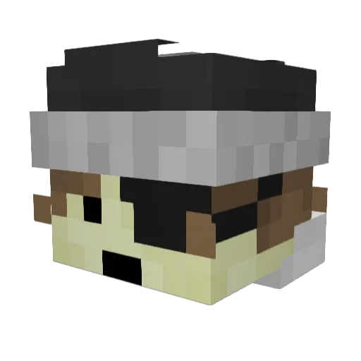 slushysstuff Minecraft avatar head, 3D render