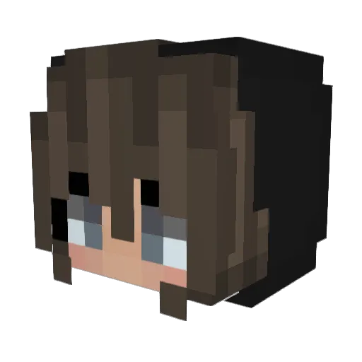 slvchim Minecraft avatar head, 3D render