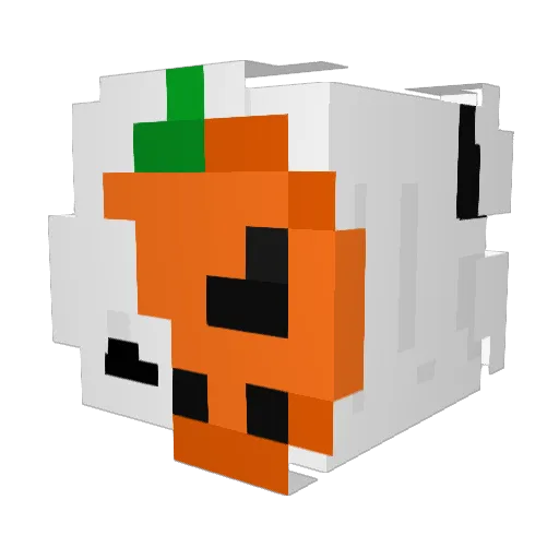 slvx_ Minecraft avatar head, 3D render